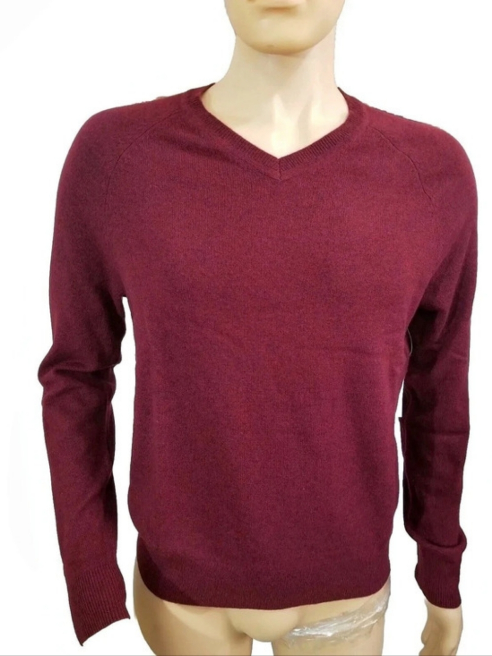Buttoned Down Cashmere V-Neck Sweater Size Small NWT